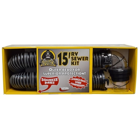 Valterra SILVERBACK 15 SEWER HOSE KIT D04-0650